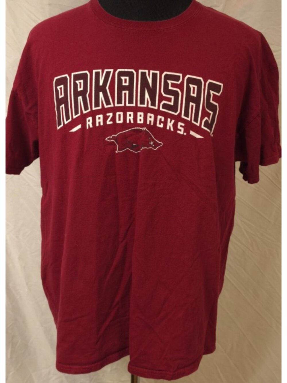 Pro-Edge University of Arkansas Razorbacks NCAA Graphic T-Shirt Unisex Red Sz XL